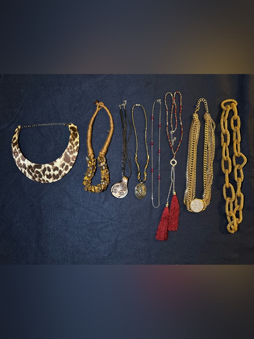 Mixed Fashion Necklace Lot – 8 Pieces